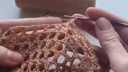 сетчатый узор крючком
